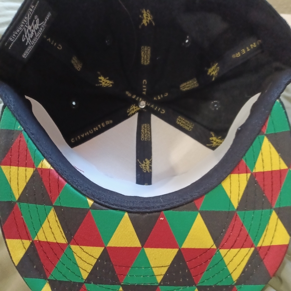 Lion of Judah Embroidery Baseball Cap Hat Adjustable Black Red Yellow Green - Picture 3 of 5